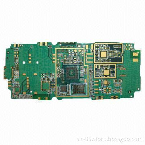 FR4 10-layer Cell phone PCB, 0.9mm thickness and chem Ni/Au